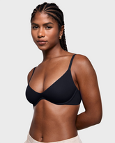The Confidence Plunge: Underwire Demi Bra for Curves
